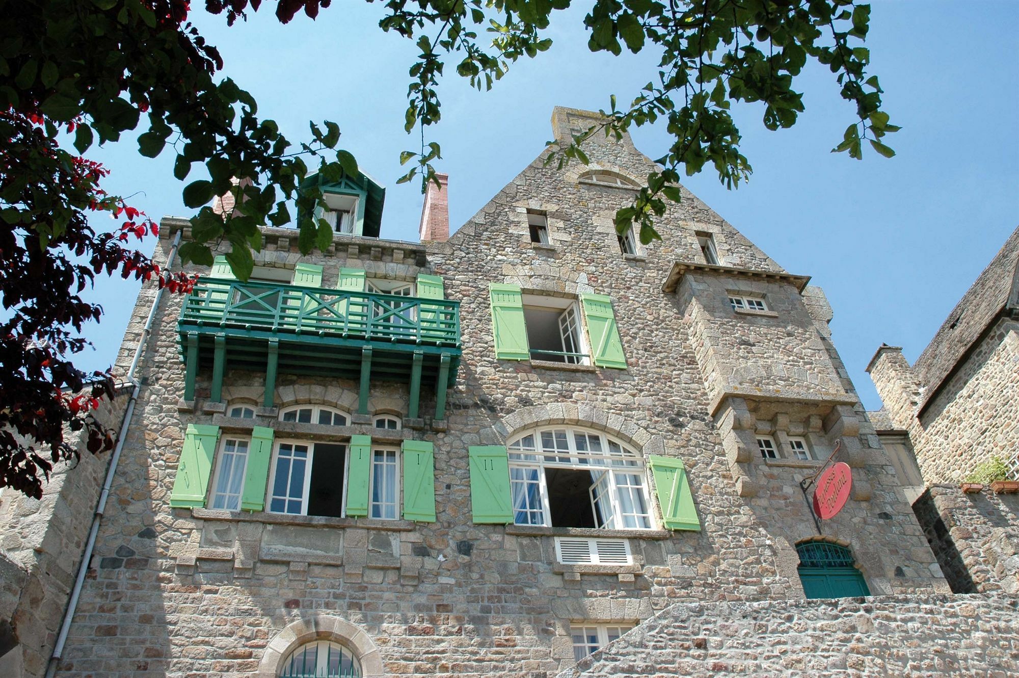 Les Terrasses Poulard Hotell Mont-Saint-Michel Exteriör bild